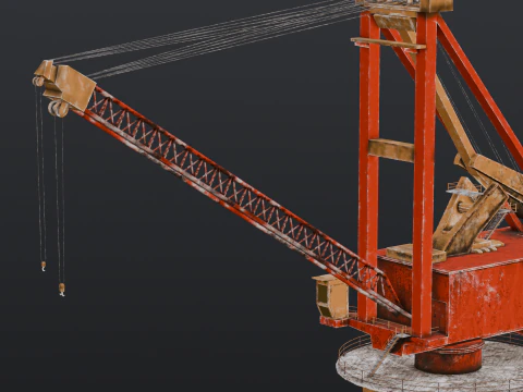 Dźwig Model 3D