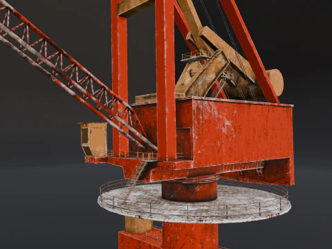 Dźwig Model 3D