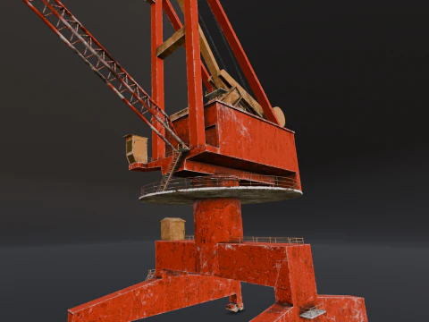 Dźwig Model 3D