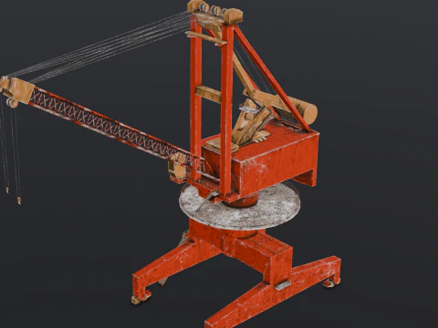 Dźwig Model 3D