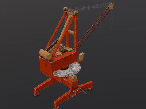 Dźwig Model 3D