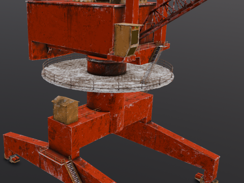 Crane 3D Model