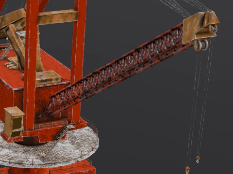 Dźwig Model 3D