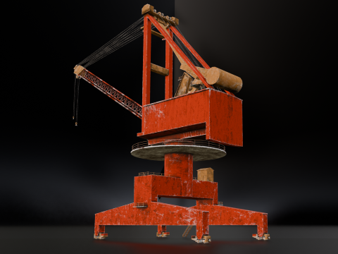 Crane 3D Model