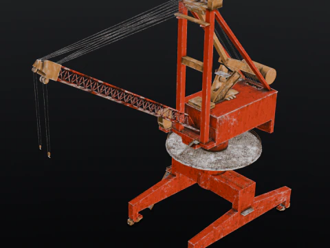 Dźwig Model 3D
