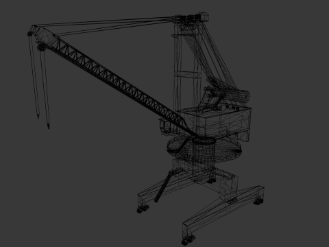 Crane 3D Model