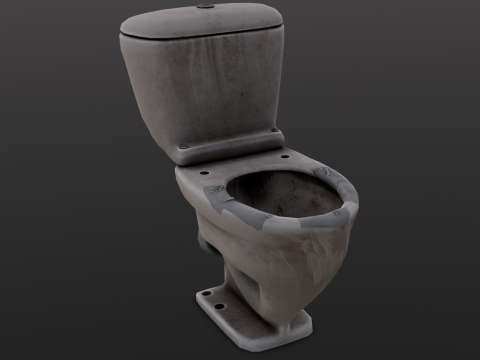 Dirty Toilet 3D Модель