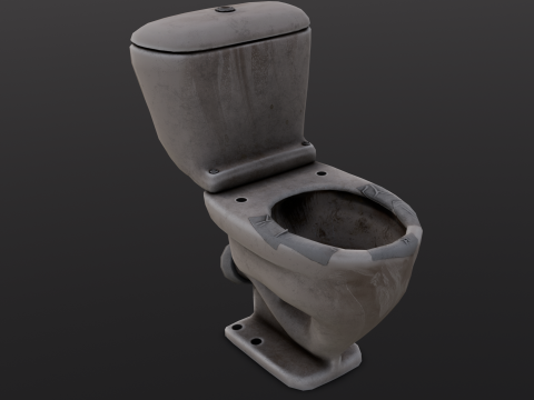 Dirty Toilet 3D Модель