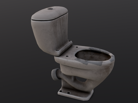 Dirty Toilet 3D Модель