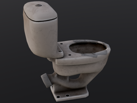 Dirty Toilet 3D Модель