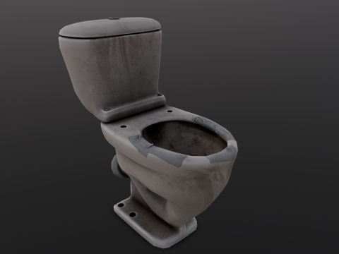 Dirty Toilet 3D Модель