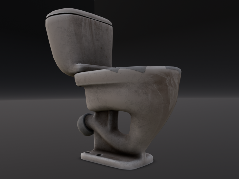 Dirty Toilet 3D Модель