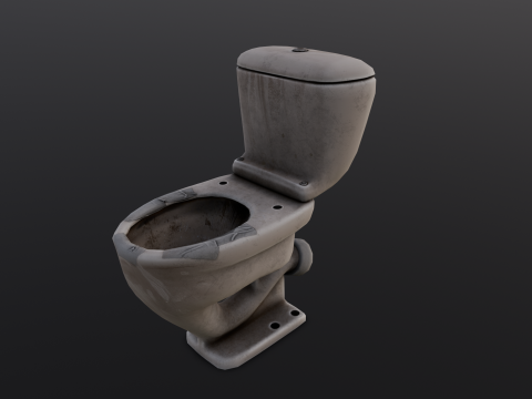 Dirty Toilet 3D Модель