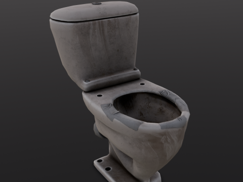 Dirty Toilet 3D Модель