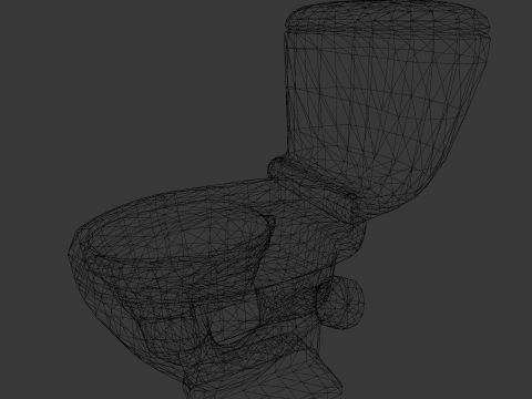 Dirty Toilet 3D Модель
