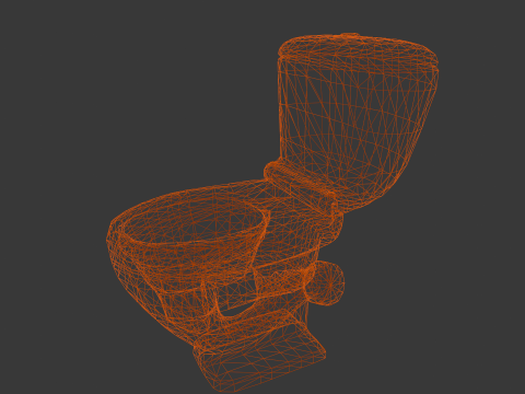 Dirty Toilet 3D Модель