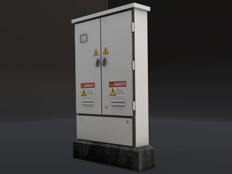 電気ボックス 3Dモデル