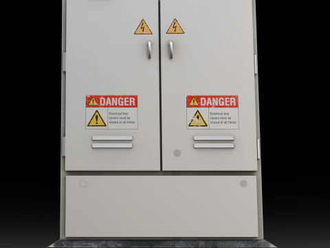 Electric Box 3D Model