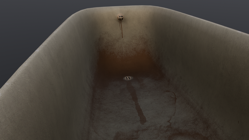 Rusted Lock and Key 3D Model .c4d .max .obj .3ds .fbx .stl .blend 