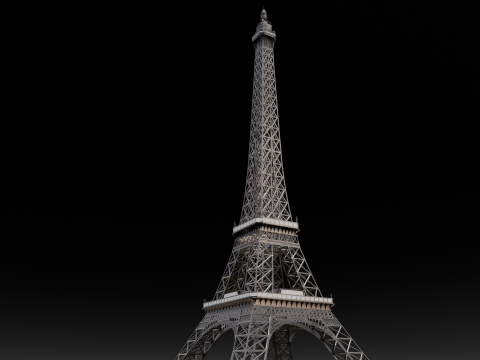 Eiffel Tower 3D Model
