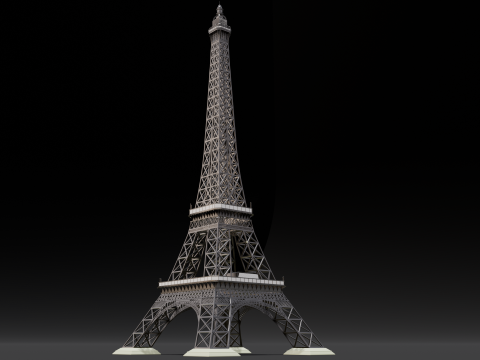 Eiffel Tower 3D मॉडल