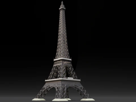 Eiffel Tower 3D Model
