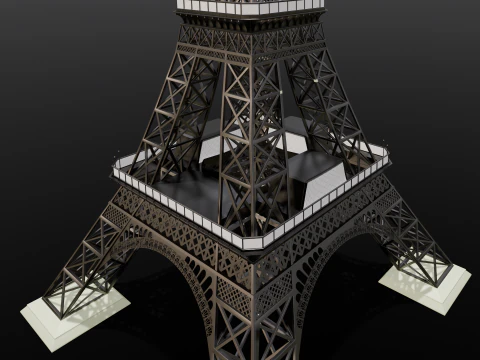 Eiffel Tower 3D Model