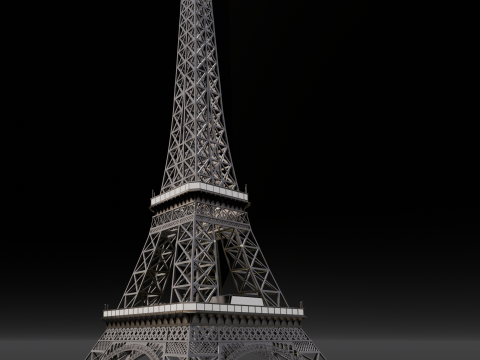 Eiffel Tower 3D मॉडल