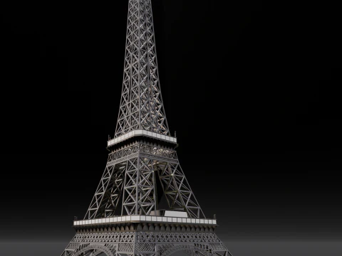 Eiffel Tower 3D Model