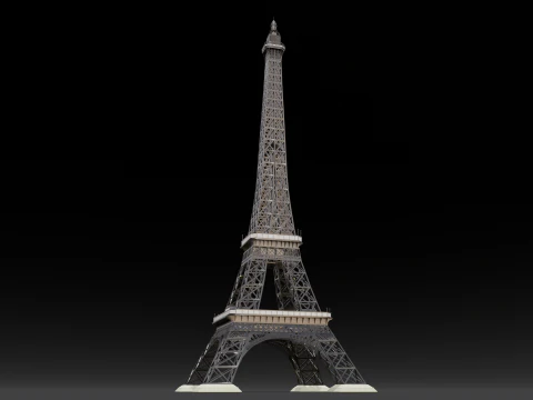 Eiffel Tower 3D Model