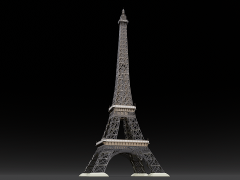 Eiffel Tower 3D मॉडल