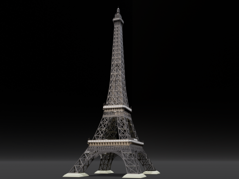 Eiffel Tower 3D मॉडल