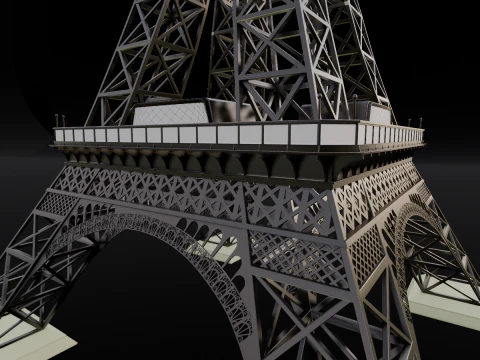 Eiffel Tower 3D Model