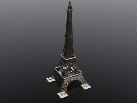 Eiffel Tower 3D मॉडल
