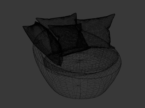 Modern Sofa 3D Model