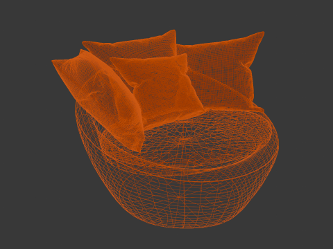 Modern Sofa 3D Модель