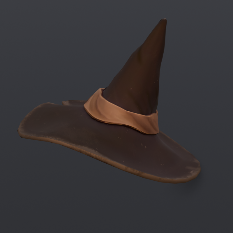 Witches Hat 3Dモデル .c4d .max .obj .3ds .fbx .stl .blend 