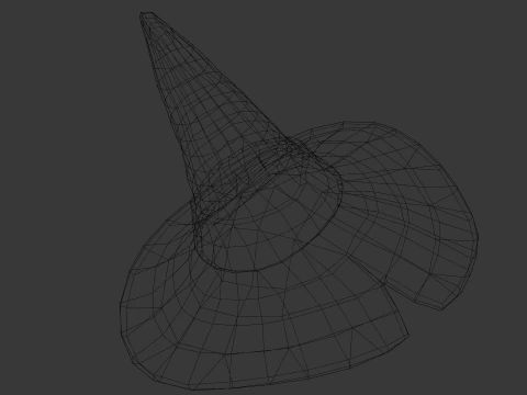 Капелюх відьми 3D Модель