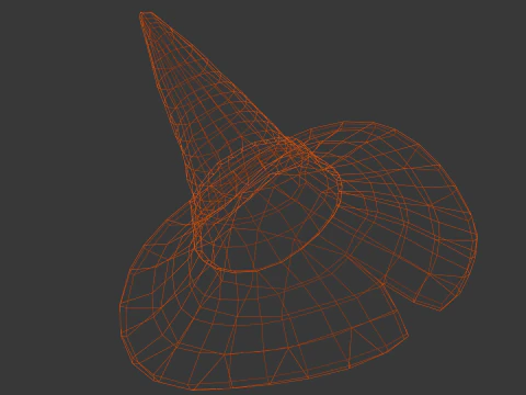 Капелюх відьми 3D Модель