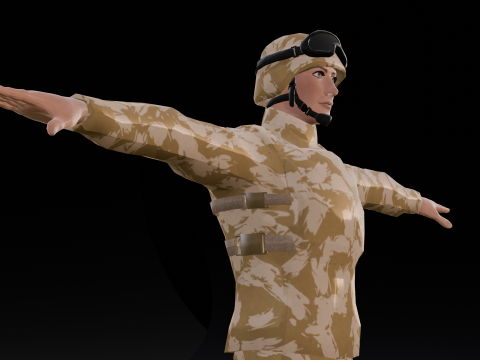 Soldier 3Dモデル