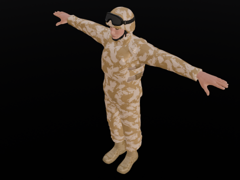 Soldier 3Dモデル
