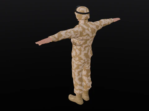 Soldier 3D Model