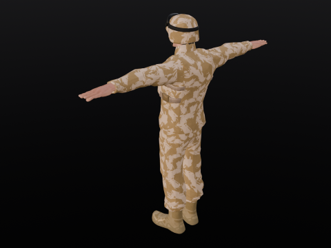 Soldier 3Dモデル