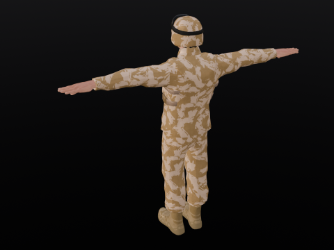 Soldier 3Dモデル