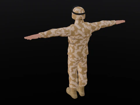 Soldier 3D Model
