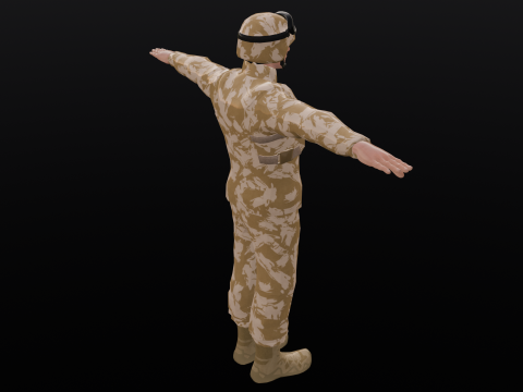 Soldier 3Dモデル
