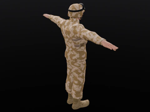 Soldier 3D Model