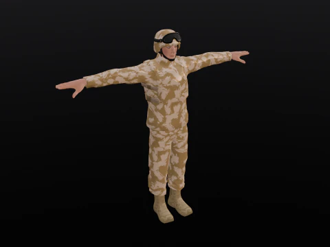 Soldier 3D Model