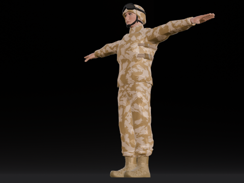 Soldier 3Dモデル