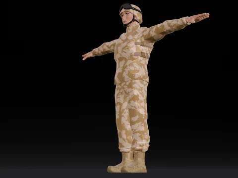 Soldier 3D Model